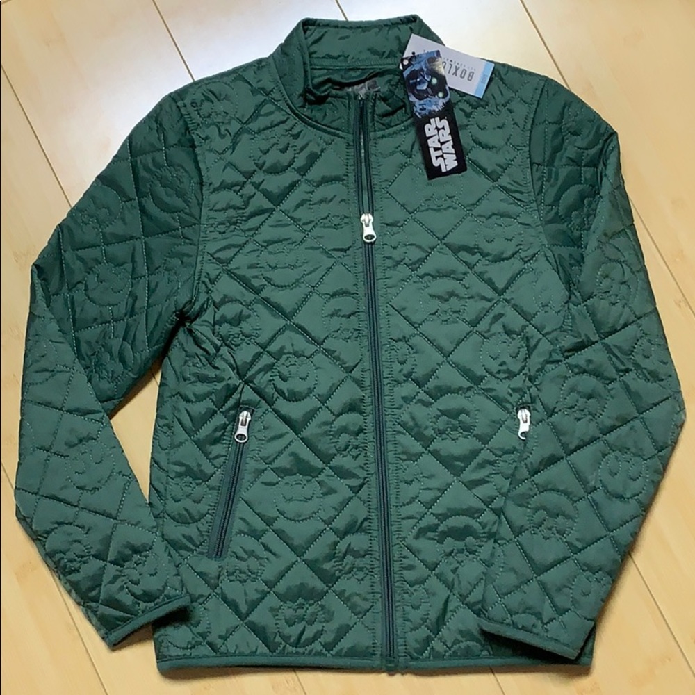 YOUTH STAR WARS REBEL PUFFER JACKET! Unisex Boy Girl Zipper Pockets NWT - Picture 4 of 8
